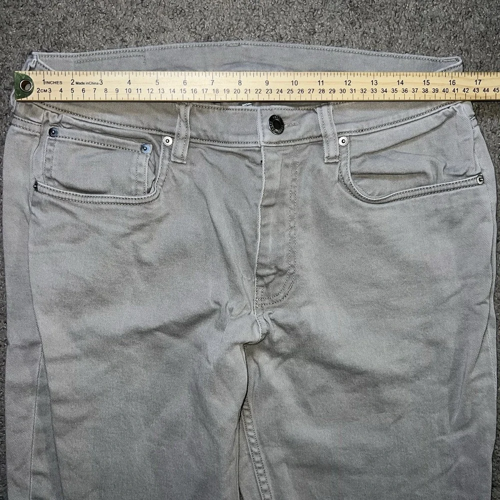 VUORI Benton Stretch Twill Sky Gray 5 Pocket Pants Jeans Sz 34x32 V468